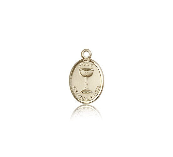 Holy Communion Medal, 14 Karat Gold - 14 KT Yellow Gold