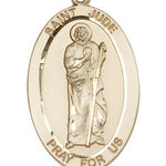St. Jude Medal, 14 Karat Gold - 14 KT Yellow Gold