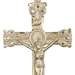 Crucifix Pendant, Gold Filled - 24&quot; 2.4mm Gold Plated Endless Chain