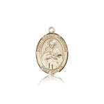 St. Gabriel Possenti Medal, 14 Karat Gold, Medium - 14 KT Yellow Gold