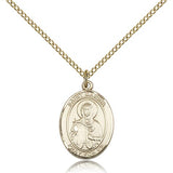 St. Marina Medal, Gold Filled, Medium - Gold-tone