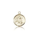 St. Ann Medal, 14 Karat Gold - 14 KT Yellow Gold