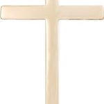 Cross Pendant, 14 Karat Gold - 14 KT Yellow Gold