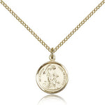 Guardian Angel Medal, Gold Filled - Gold-tone