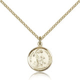 Guardian Angel Medal, Gold Filled - Gold-tone