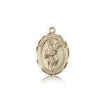 St. Scholastica Medal, 14 Karat Gold, Medium - 14 KT Yellow Gold