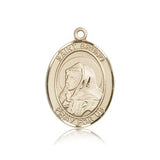 St. Bruno Medal, 14 Karat Gold, Large - 14 KT Yellow Gold