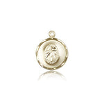 Cross Pendant, 14 Karat Gold - 14 KT Yellow Gold