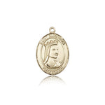 St. Elizabeth of Hungary Medal, 14 Karat Gold, Medium - 14 KT Yellow Gold