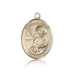 St. Mark the Evangelist Medal, 14 Karat Gold, Large - 14 KT Yellow Gold