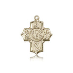 Millennium Crucifix Pendant, 14 Karat Gold - 14 KT Yellow Gold