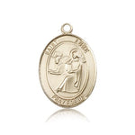 St. Luke the Apostle Medal, 14 Karat Gold, Large - 14 KT Yellow Gold