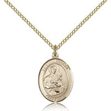 St. Gerard Majella Medal, Gold Filled, Medium - Gold-tone