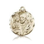St. Joseph Medal, 14 Karat Gold - 14 KT Yellow Gold