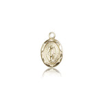 Miraculous Medal, 14 Karat Gold - 14 KT Yellow Gold
