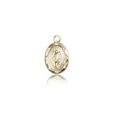 Miraculous Medal, 14 Karat Gold - 14 KT Yellow Gold