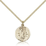 Our Lady of Guadalupe Medal, Gold Filled - Gold-tone