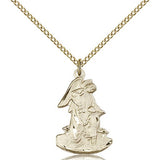 Guardian Angel Medal, Gold Filled - Gold-tone