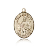 St. Placidus Medal, 14 Karat Gold, Large - 14 KT Yellow Gold
