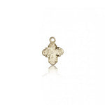 4 Way Cross Pendant, 14 Karat Gold - 14 KT Yellow Gold