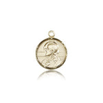 Scapular Medal, 14 Karat Gold - 14 KT Yellow Gold