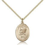St. Agatha Medal, Gold Filled, Medium - Gold-tone