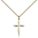 Cross Pendant, Gold Filled - Gold-tone