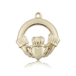 Claggagh Medal, 14 Karat Gold - 14 KT Yellow Gold