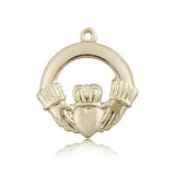 Claggagh Medal, 14 Karat Gold - 14 KT Yellow Gold