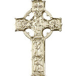 Celtic Cross Pendant, 14 Karat Gold - 14 KT Yellow Gold