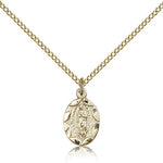 Our Lady of Guadalupe Medal, Gold Filled - Gold-tone
