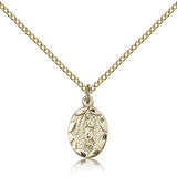 Our Lady of Guadalupe Medal, Gold Filled - Gold-tone