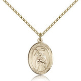 St. Regina Medal, Gold Filled, Medium - Gold-tone