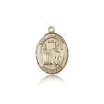 St. Valentine of Rome Medal, 14 Karat Gold, Medium - 14 KT Yellow Gold