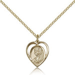 St. Christopher Medal, Gold Filled - Gold-tone