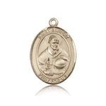St. Albert the Great Medal, 14 Karat Gold, Large - 14 KT Yellow Gold