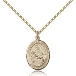 St. Madonna Del Ghisallo Medal, Gold Filled, Medium - Gold-tone
