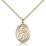 St. Joseph Medal, Gold Filled, Medium - Gold-tone