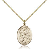 St. Joseph Medal, Gold Filled, Medium - Gold-tone