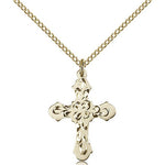 Cross Pendant, Gold Filled - Gold-tone