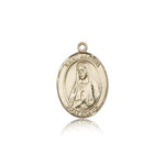 St. Martha Medal, 14 Karat Gold, Medium - 14 KT Yellow Gold