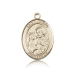St. Joseph Medal, 14 Karat Gold, Large - 14 KT Yellow Gold
