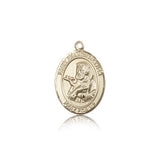 St. Francis Xavier Medal, 14 Karat Gold, Medium - 14 KT Yellow Gold