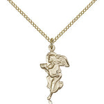 Guardian Angel Medal, Gold Filled - Gold-tone