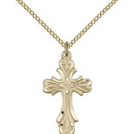 Cross Pendant, Gold Filled - Gold-tone