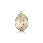 St. Francis of Assisi Medal, 14 Karat Gold, Medium - 14 KT Yellow Gold