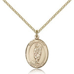St. Victor of Marseilles Medal, Gold Filled, Medium - Gold-tone