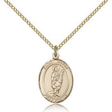 St. Victor of Marseilles Medal, Gold Filled, Medium - Gold-tone