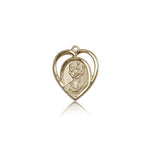 St. Christopher Medal, 14 Karat Gold - 14 KT Yellow Gold