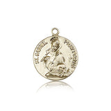St. Gabriel of the Blessid Virgin Medal, 14 Karat Gold - 14 KT Yellow Gold